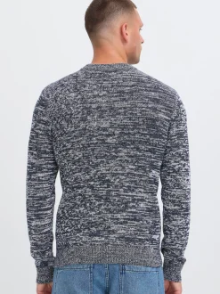 BLEND Herren Strickpullover - BHDanno in blau