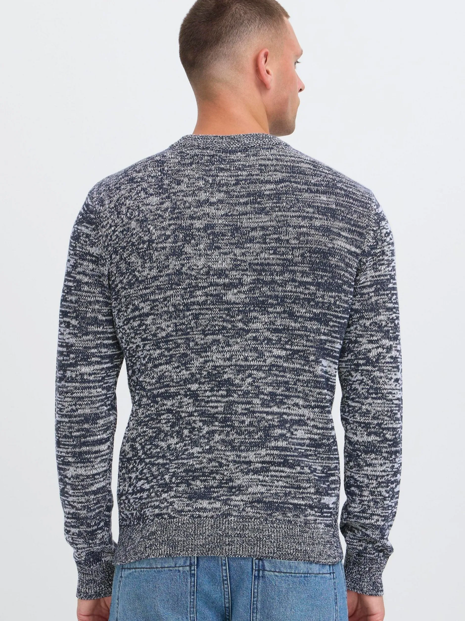 BLEND Herren Strickpullover - BHDanno in blau