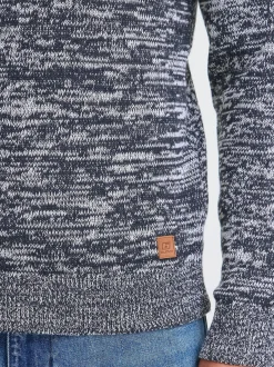 BLEND Herren Strickpullover - BHDanno in blau