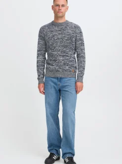 BLEND Herren Strickpullover - BHDanno in blau