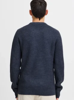 BLEND Herren Strickpullover - BHPullover in blau