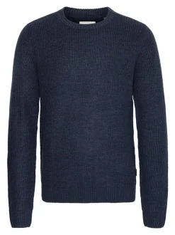 BLEND Herren Strickpullover - BHPullover in blau