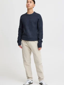 BLEND Herren Strickpullover - BHPullover in blau