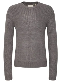 BLEND Herren Strickpullover - BHPullover in grau