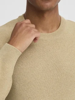 BLEND Herren Strickpullover - BHFintano in beige