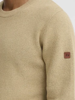 BLEND Herren Strickpullover - BHFintano in beige