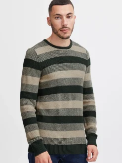 BLEND Herren Strickpullover - BHPullover in grün