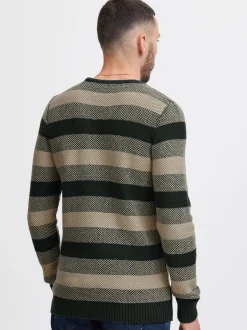 BLEND Herren Strickpullover - BHPullover in grün