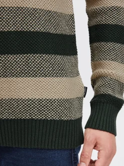 BLEND Herren Strickpullover - BHPullover in grün