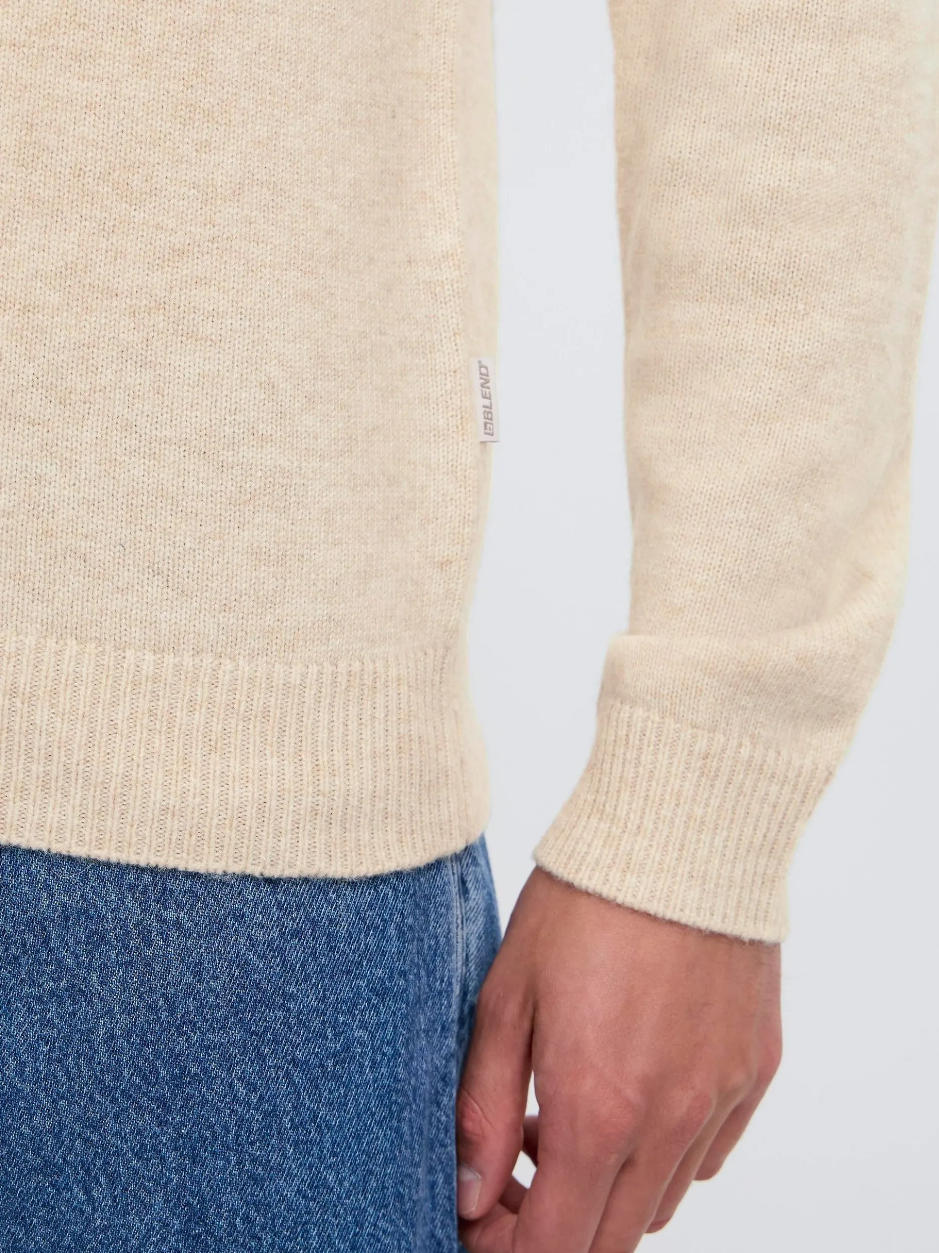 BLEND Herren Strickpullover - BHBranko in melange
