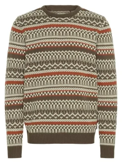 BLEND Herren Strickpullover - BHPullover in grün