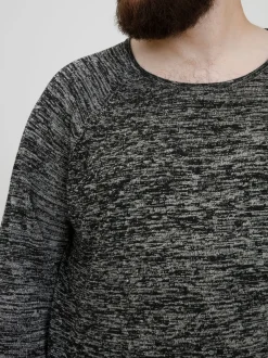 BLEND Herren Strickpullover - BHDan Big & Tall in schwarz