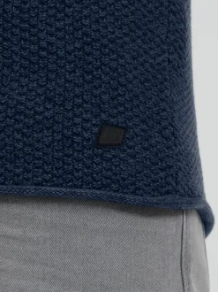 BLEND Herren Strickpullover - BHPullover in blau