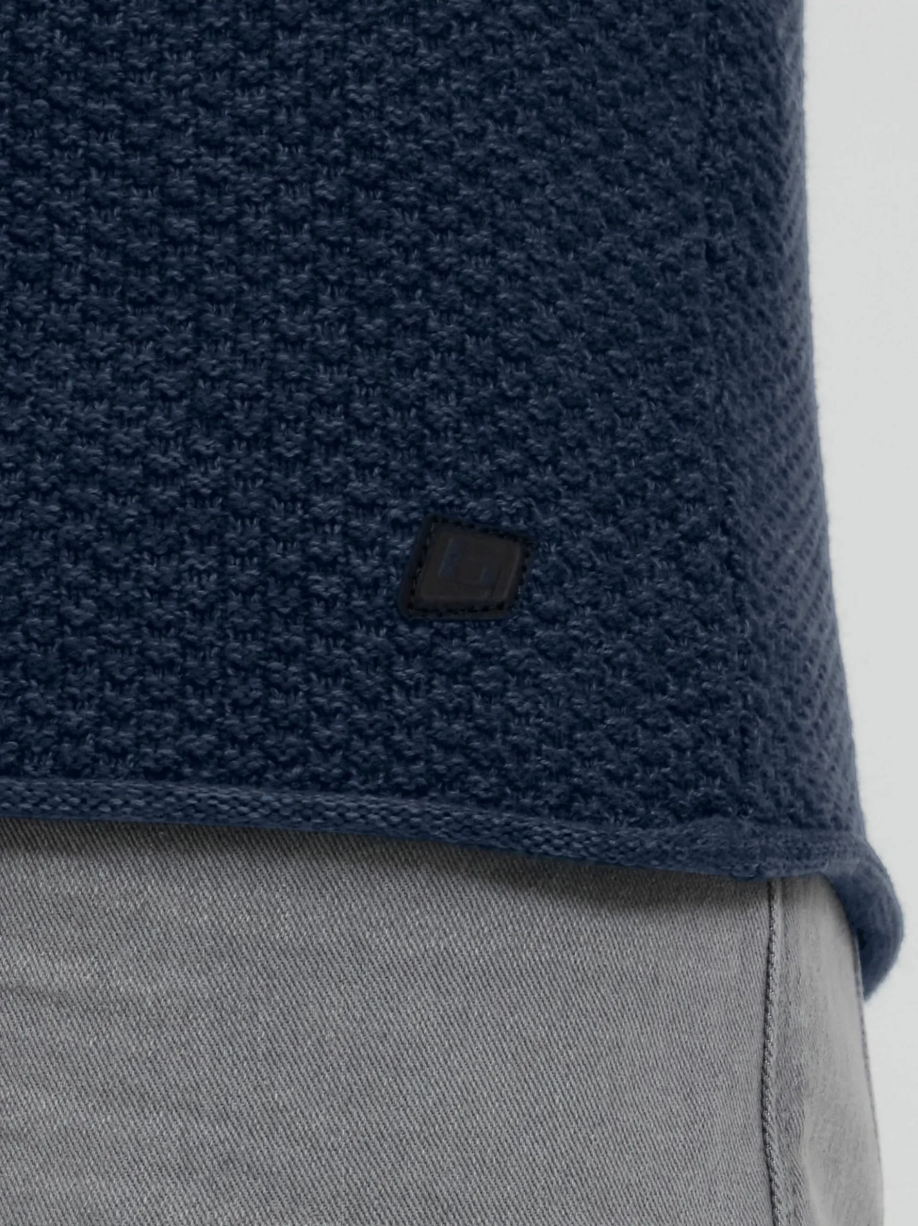 BLEND Herren Strickpullover - BHPullover in blau