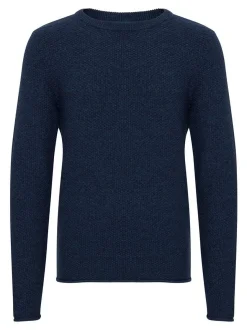 BLEND Herren Strickpullover - BHPullover in blau
