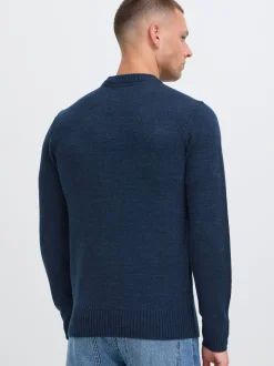 BLEND Herren Strickpullover - BHRyke in blau