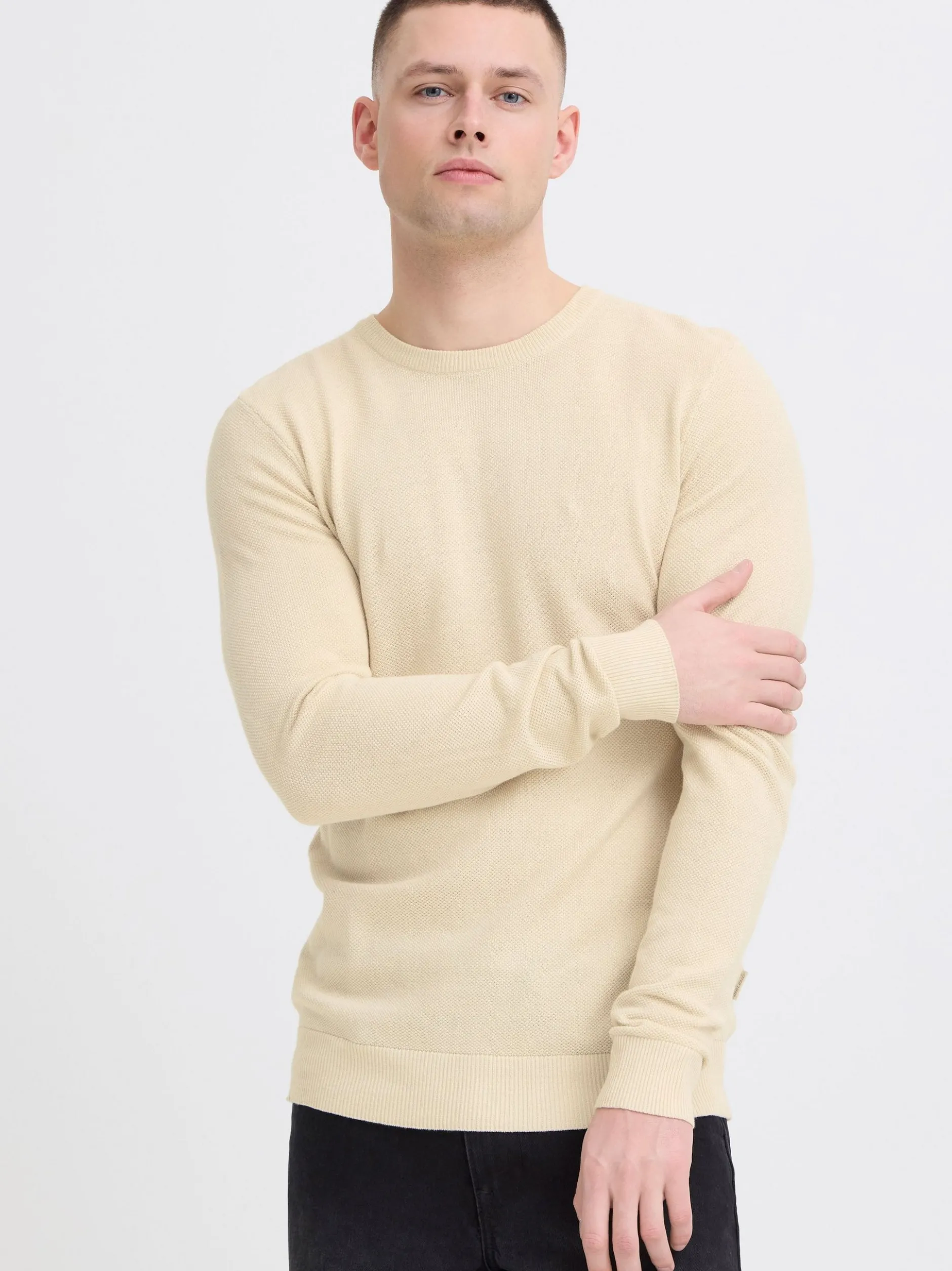 BLEND Herren Strickpullover - BHBartel in beige