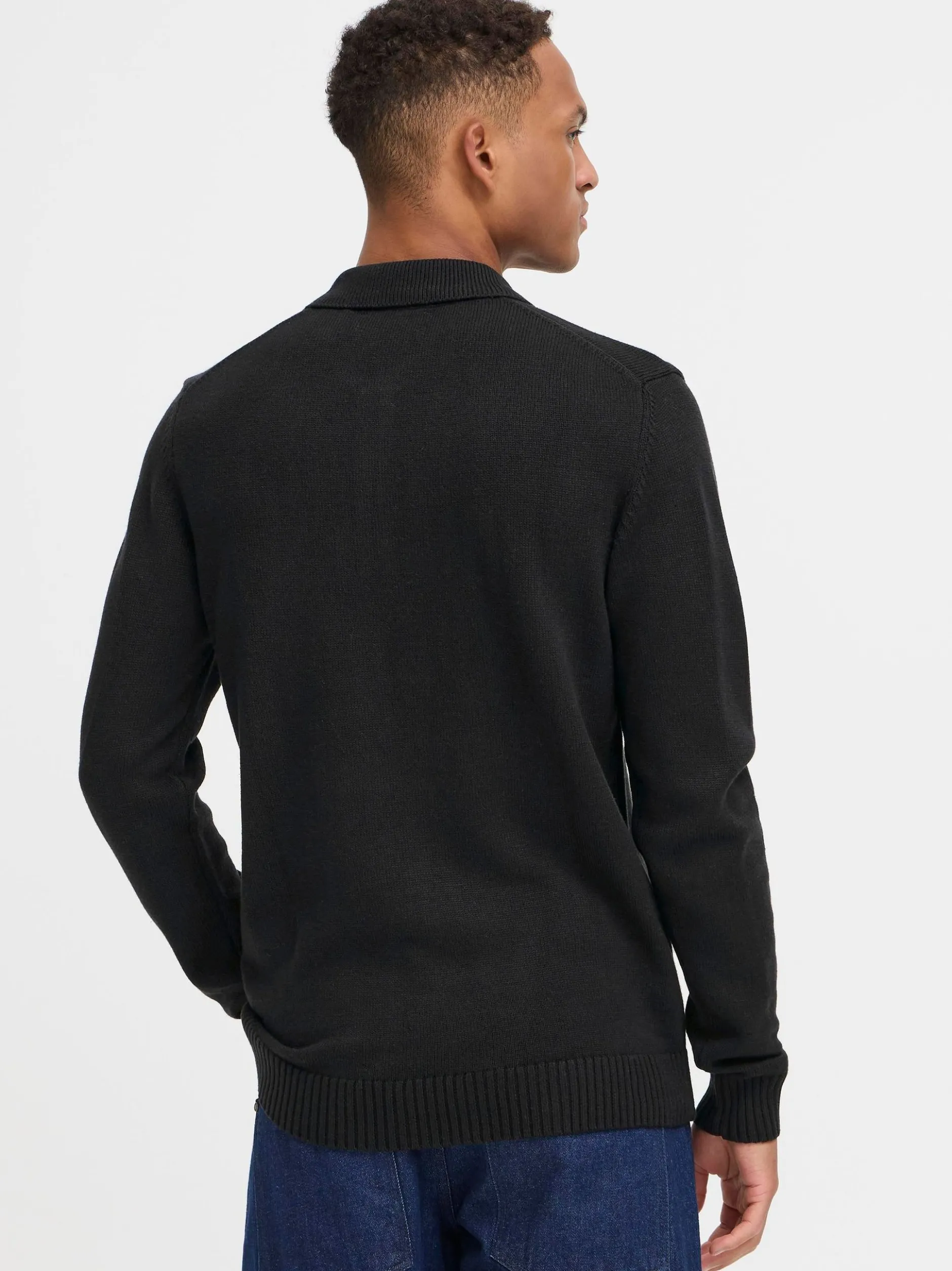 BLEND Herren Strickpullover - BHDeno in schwarz