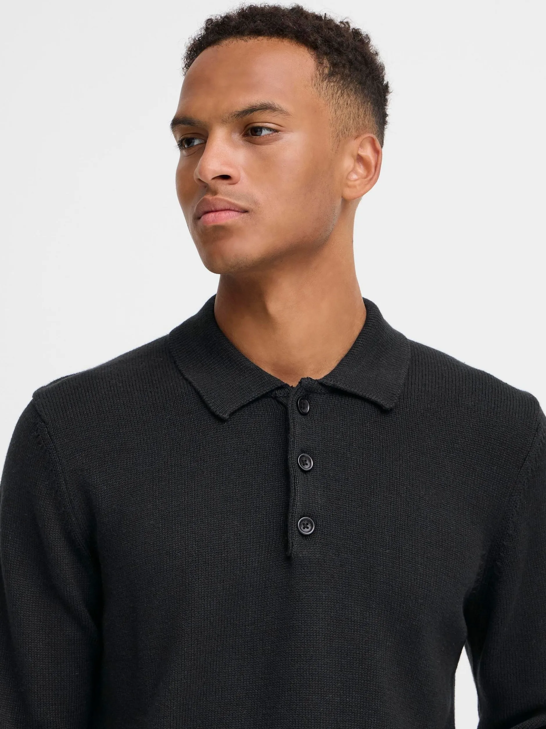 BLEND Herren Strickpullover - BHDeno in schwarz