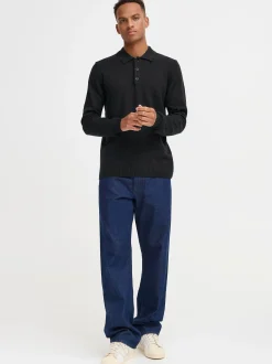 BLEND Herren Strickpullover - BHDeno in schwarz