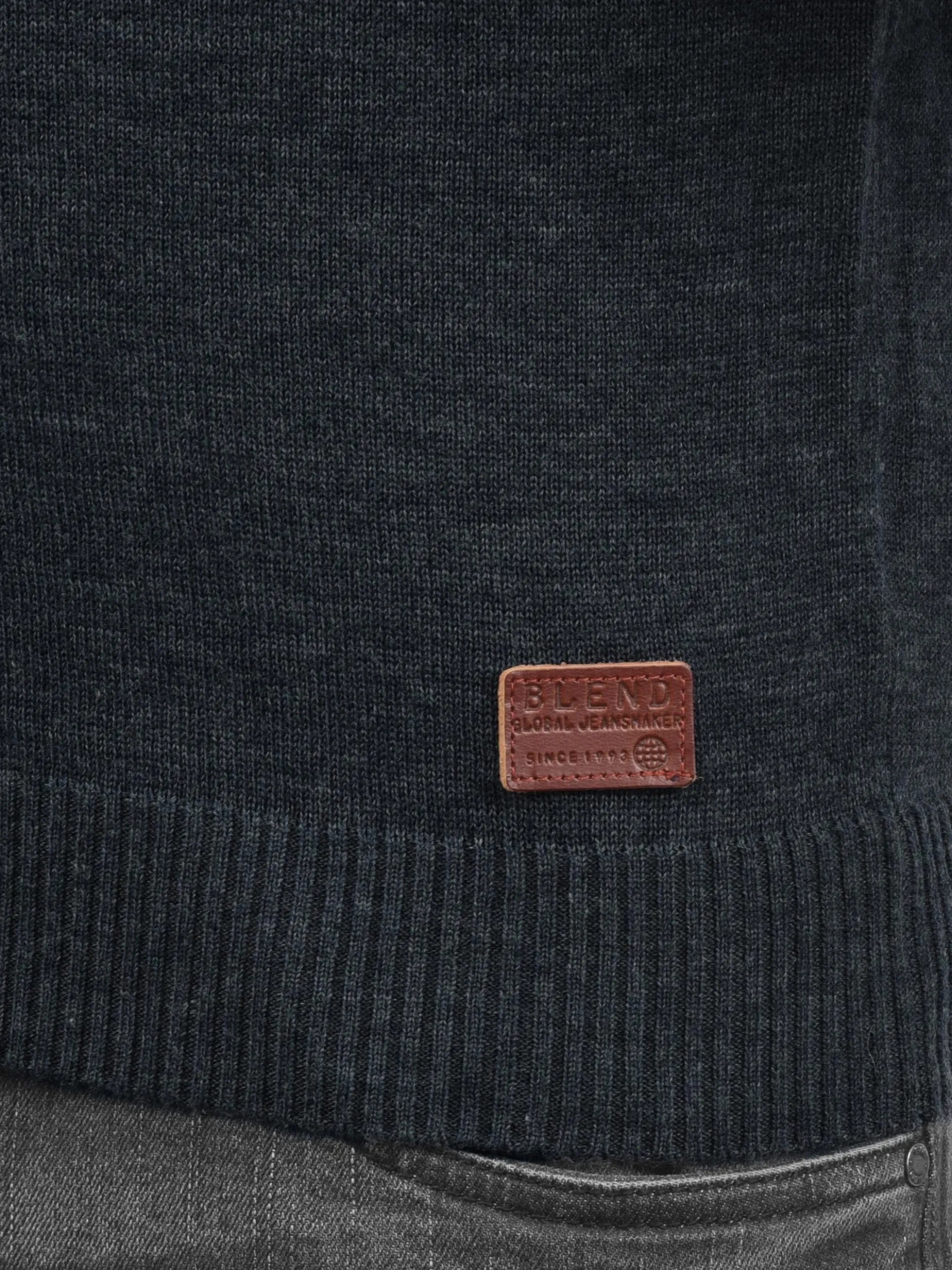 BLEND Herren Strickpullover - BHLars in marine
