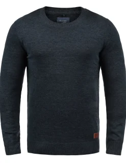 BLEND Herren Strickpullover - BHLars in marine