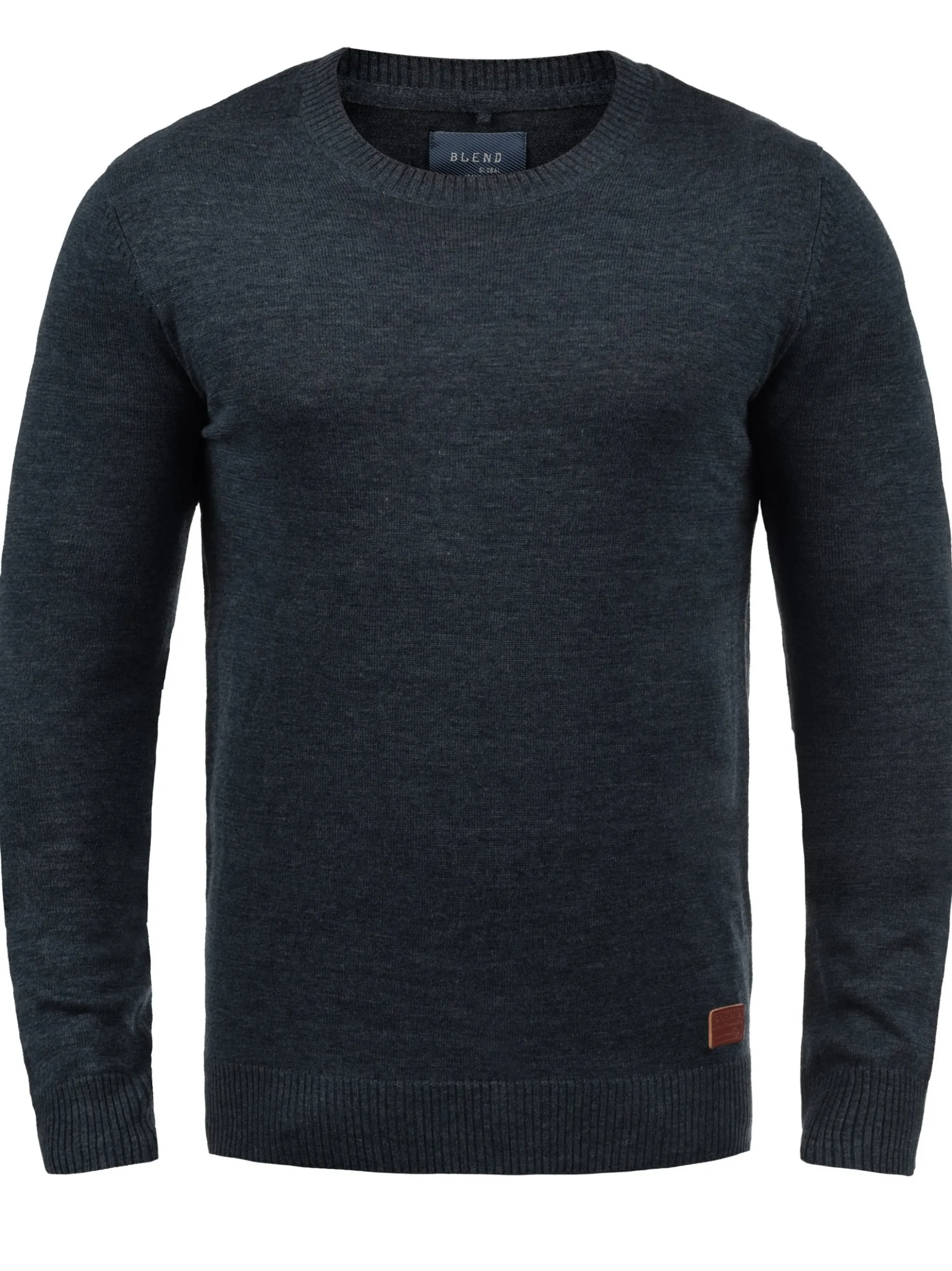 BLEND Herren Strickpullover - BHLars in marine