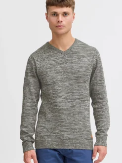 BLEND Herren Strickpullover - BHDansel in grau