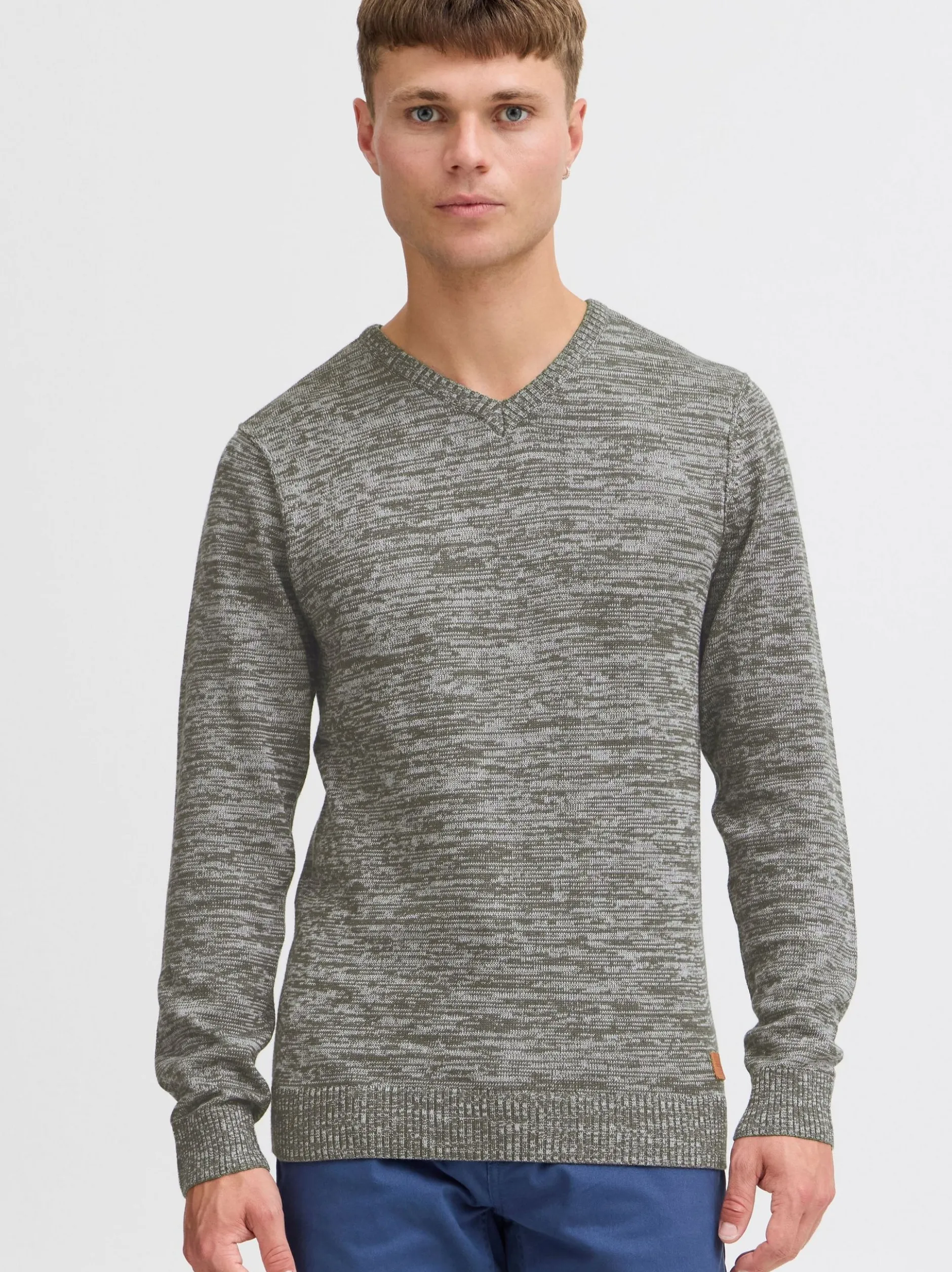 BLEND Herren Strickpullover - BHDansel in grau