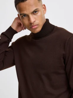 BLEND Herren Strickpullover - BHBruton in kastanie