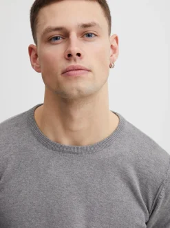 BLEND Herren Strickpullover - BHNolen in grau