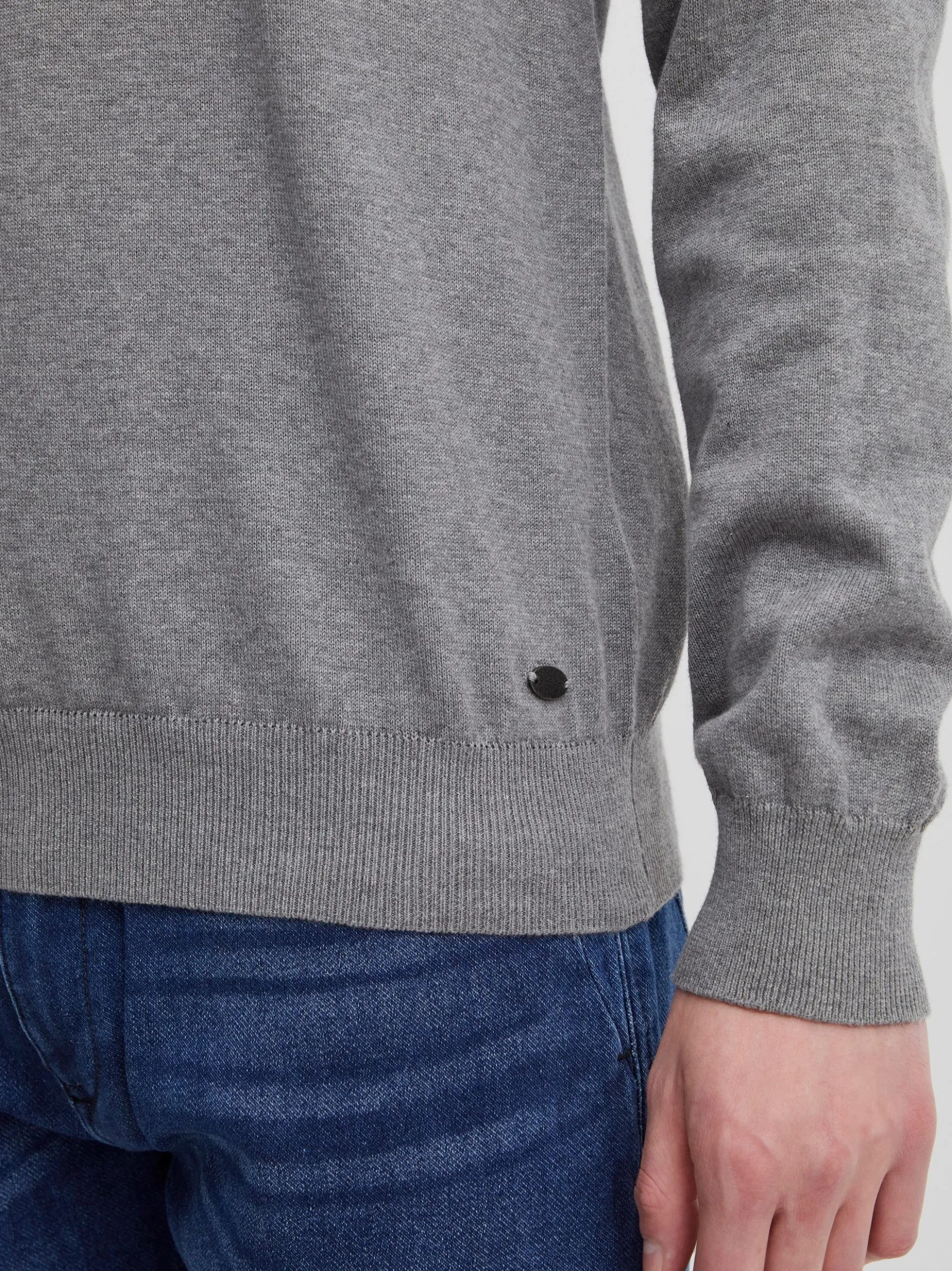 BLEND Herren Strickpullover - BHNolen in grau