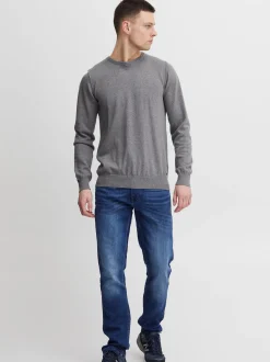 BLEND Herren Strickpullover - BHNolen in grau