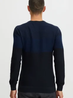 BLEND Herren Strickpullover - BHNapinoa in blau