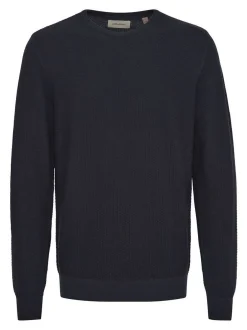 BLEND Herren Strickpullover - BHPullover in schwarz