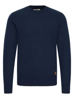 BLEND Herren Strickpullover - BHFinn in blau