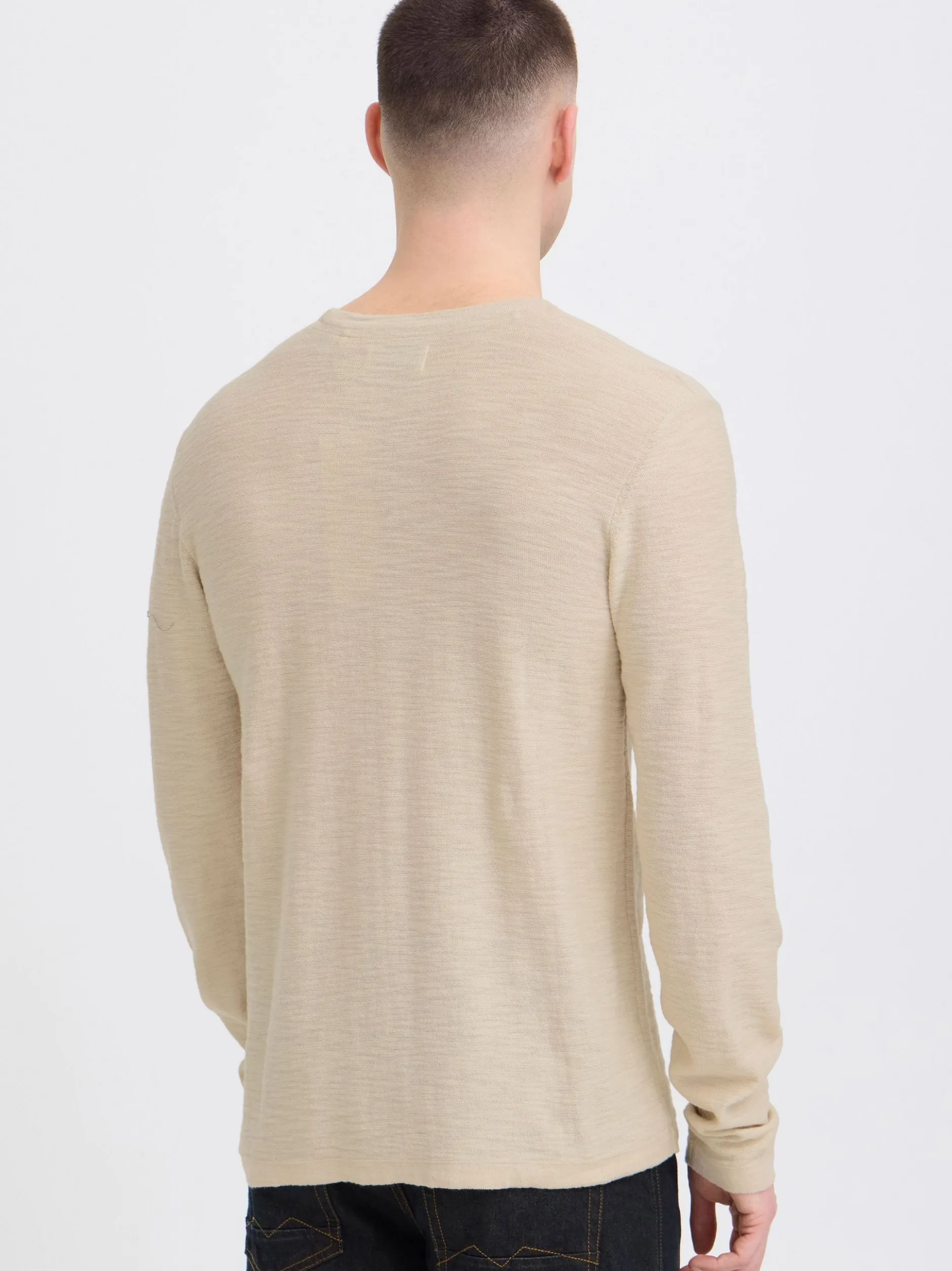 BLEND Herren Strickpullover - BHAbas in beige