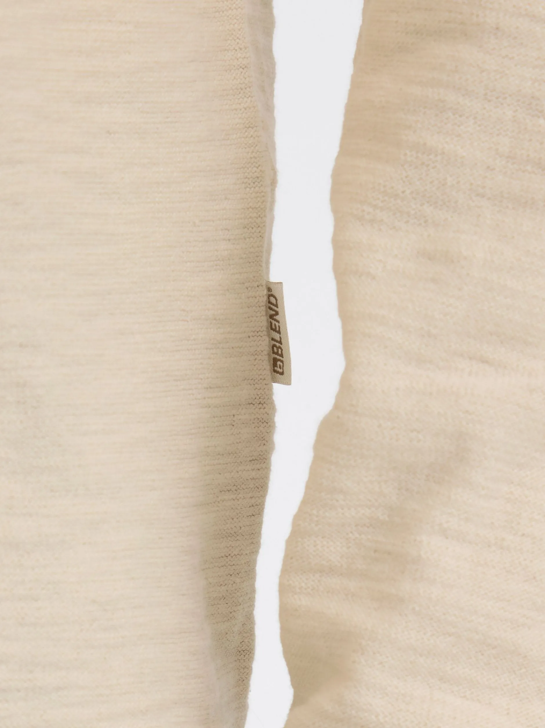 BLEND Herren Strickpullover - BHAbas in beige