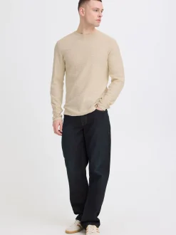 BLEND Herren Strickpullover - BHAbas in beige