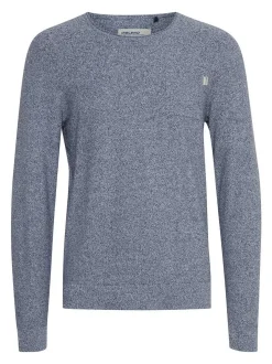 BLEND Herren Strickpullover - bhpullover in blau