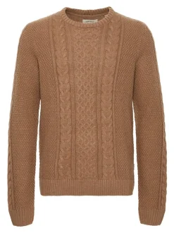 BLEND Herren Strickpullover in braun