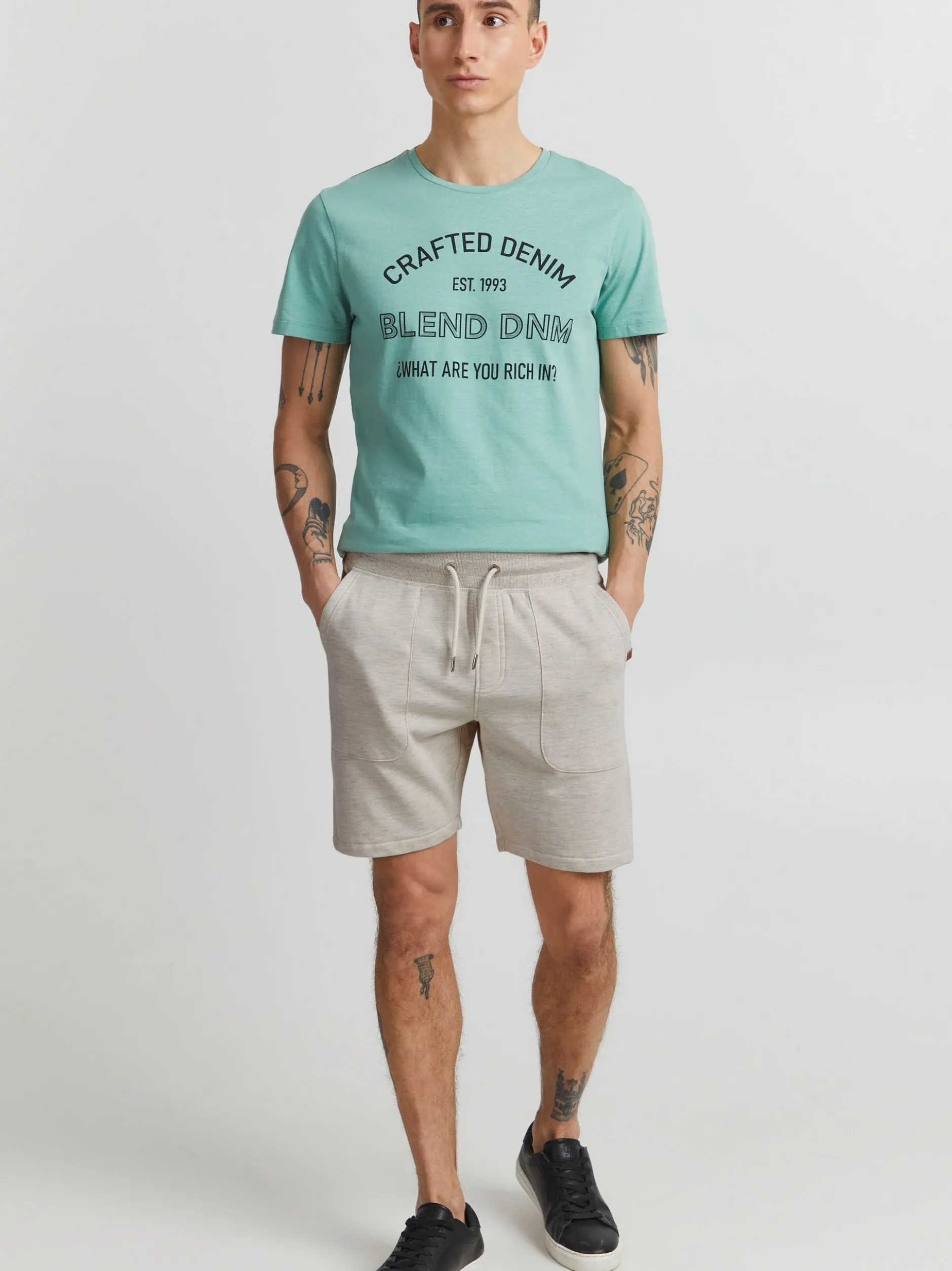 BLEND Herren Sweatshorts - BHMulker in sand