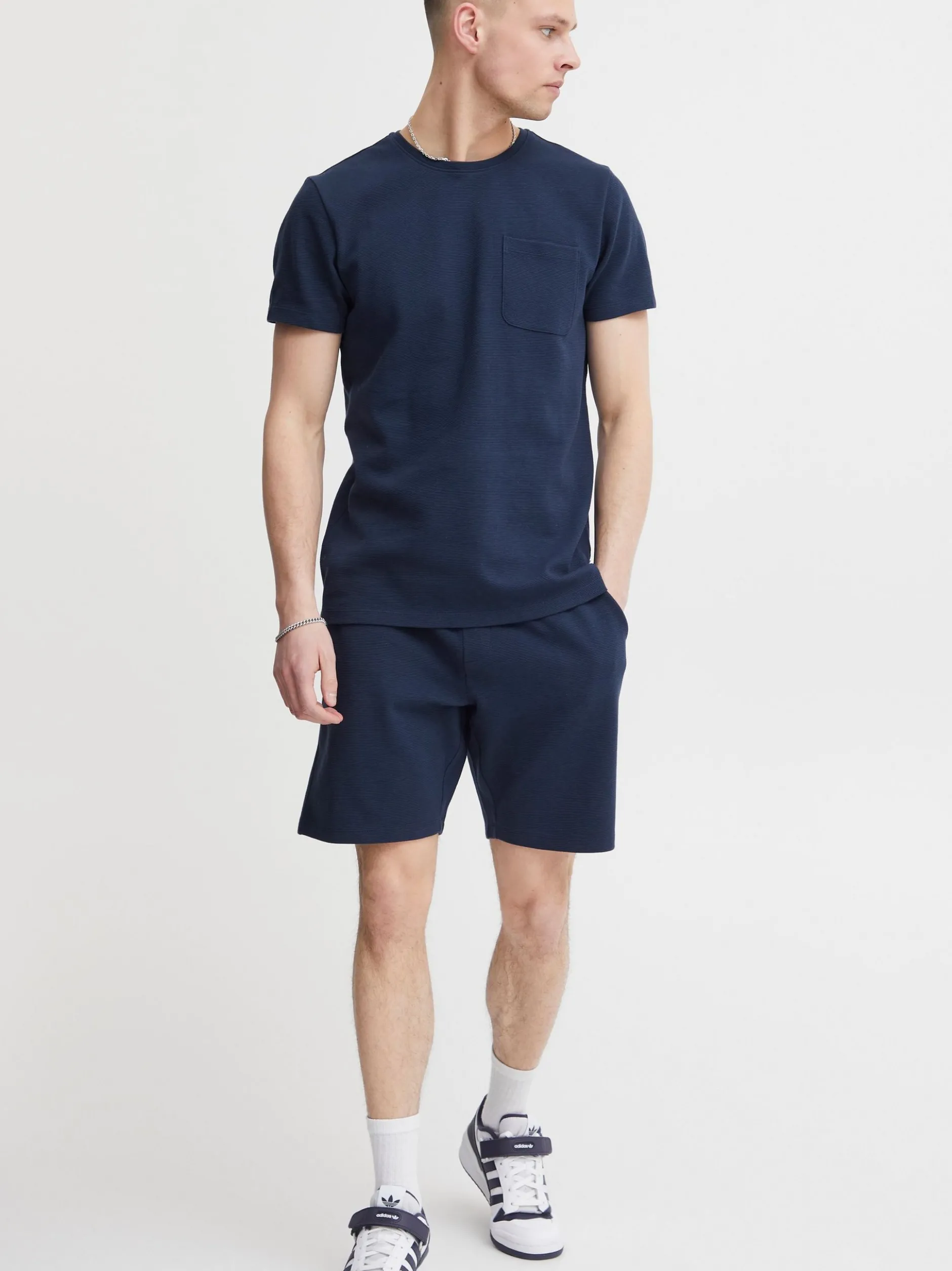 BLEND Herren Sweatshorts - PROttoku in blau