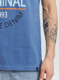 BLEND Herren Tanktop - BHAlvarez in blau