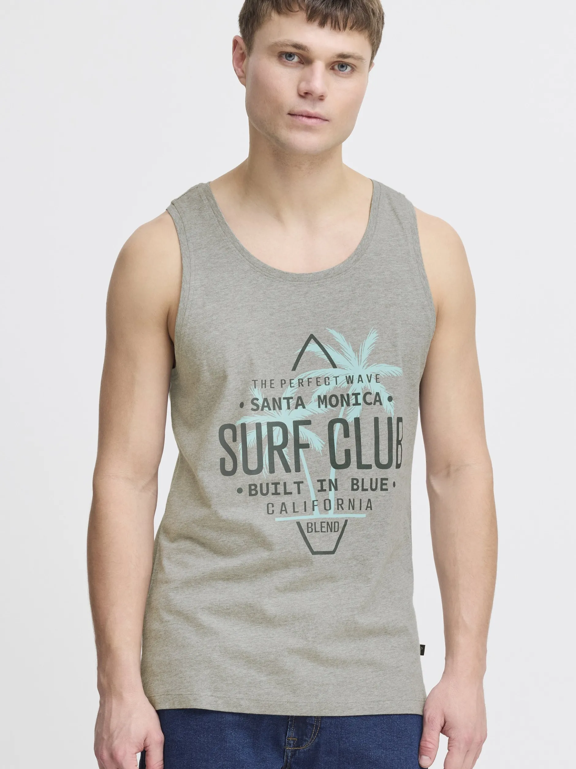 BLEND Herren Tanktop - BHCali in grau