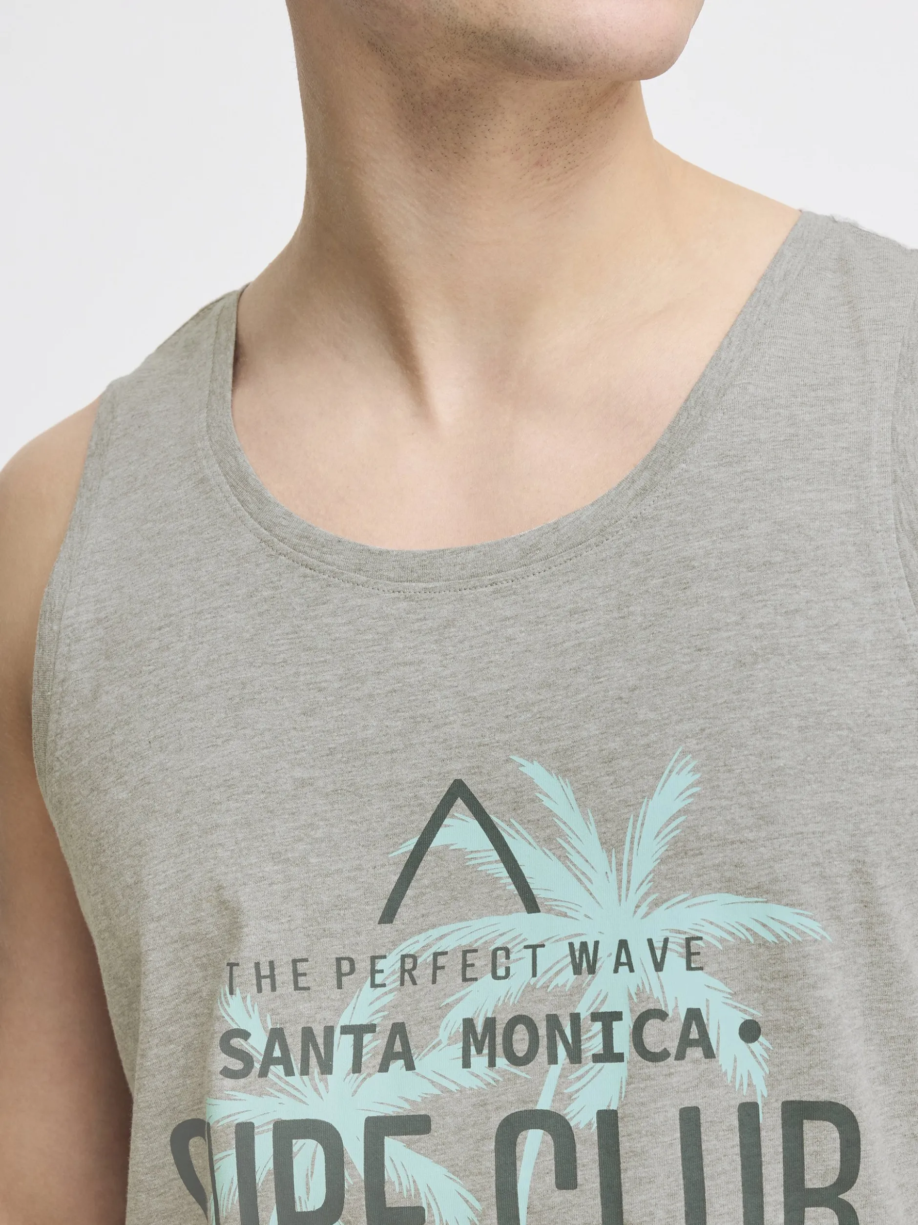 BLEND Herren Tanktop - BHCali in grau