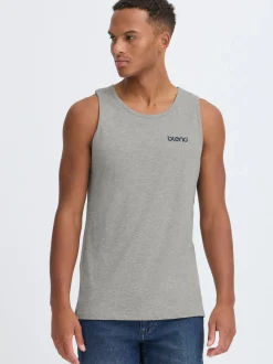 BLEND Herren Tanktop - BHFlok in grau