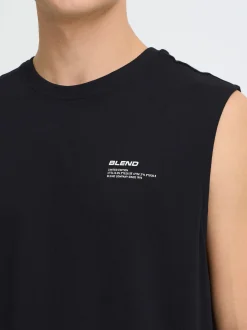 BLEND Herren Tanktop - BHFlox in schwarz