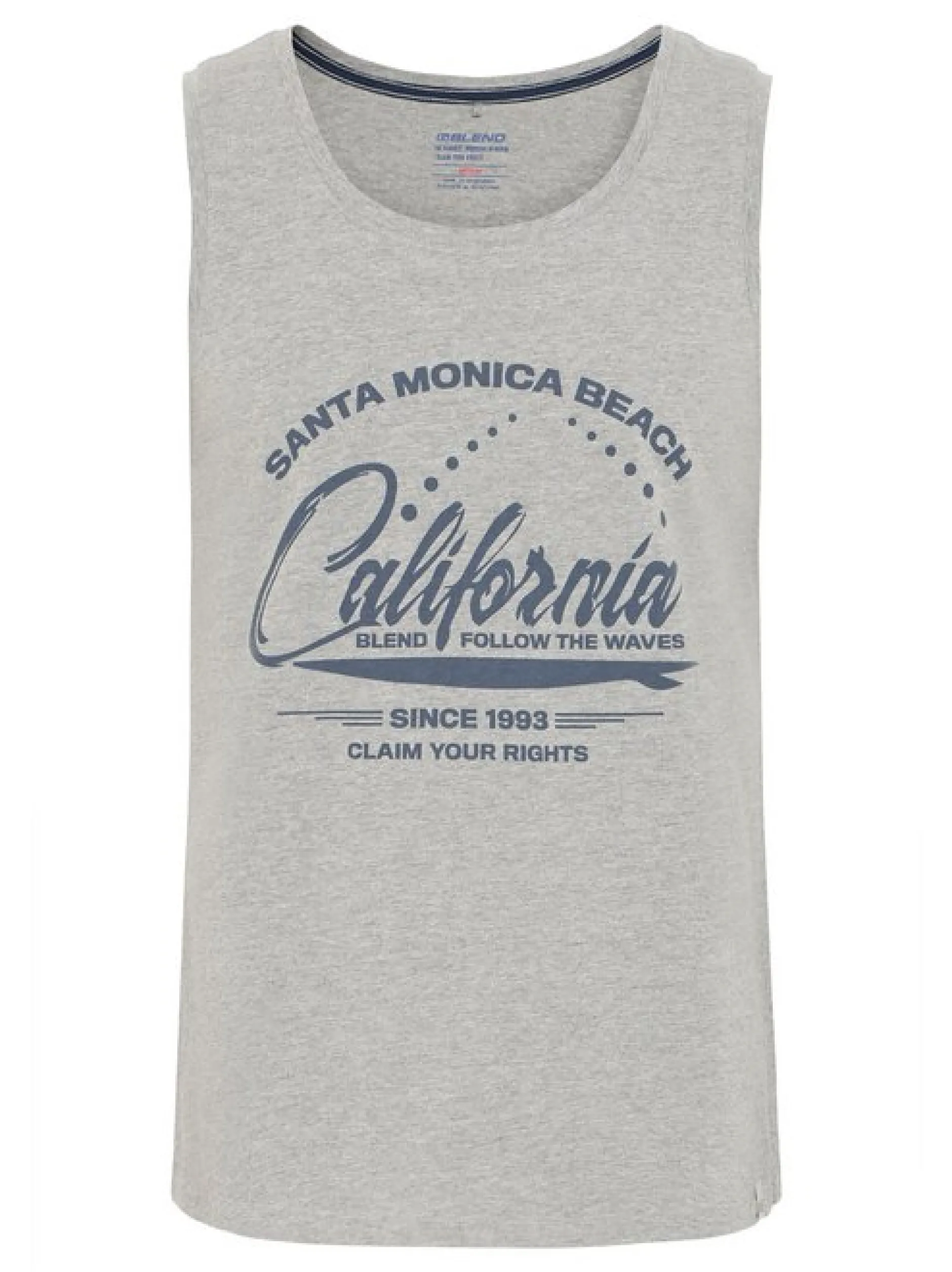 BLEND Herren Tanktop - BHGalifo in grau