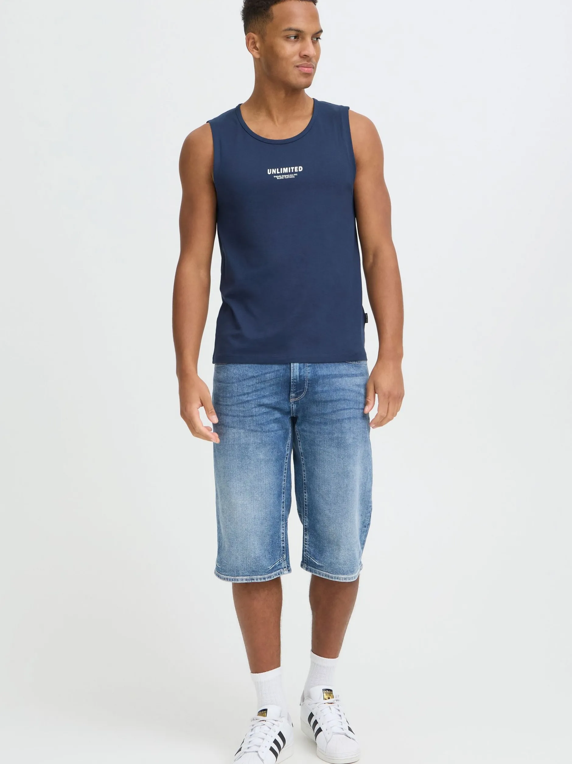 BLEND Herren Tanktop - BHStemas in blau